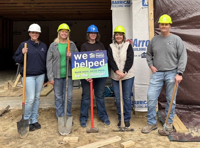 Photo for Volunteering for Habitat for Humanity